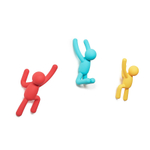 Вешалки-крючки Buddy 3 шт. разноцветные яркие, Umbra