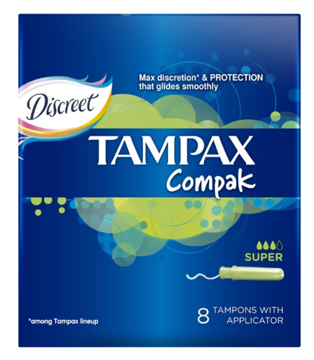 Tampax Тампоны гигиенические Compak Super, 8 шт