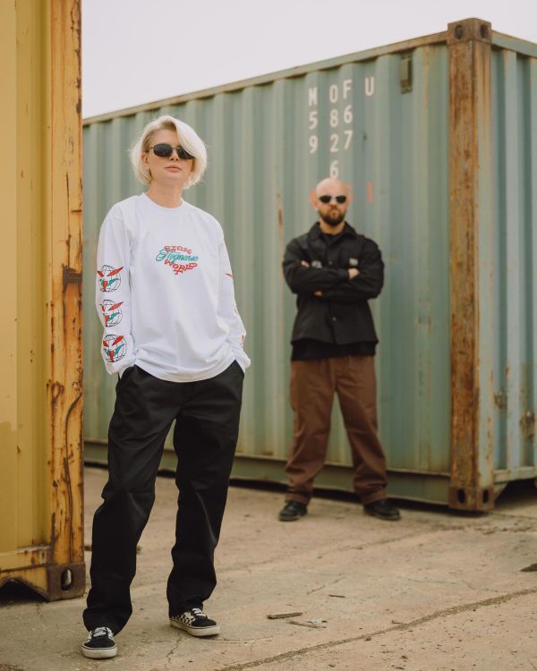 Лонгслив Sick World белый - фото 18