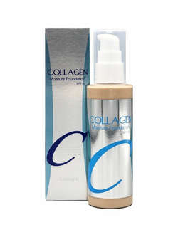Тональный крем для лица увлажняющий с коллагеном ENOUGH Collagen Moisture Foundation SPF15, тон 21, 100 мл.