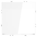 Проходной переключатель встраиваемый VOLTUM S70 одноклавишный с подсветкой 10А, (белый глянцевый)