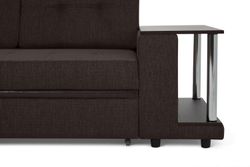 Угловой диван-кровать из массива бруса Вольберг со столиком