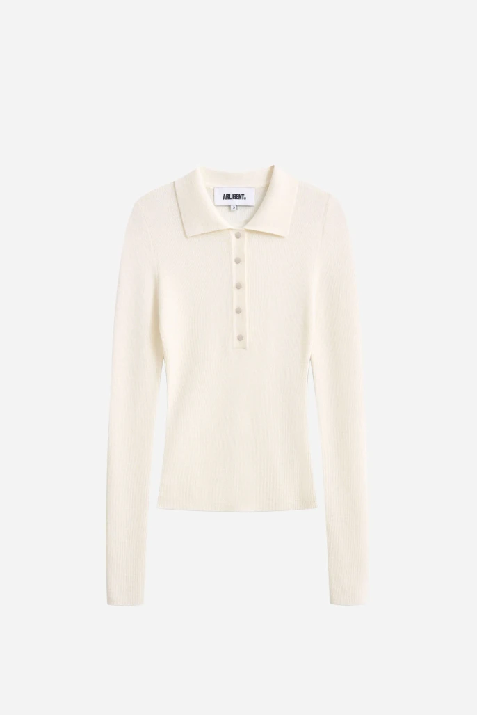 Джемпер поло шоколадный