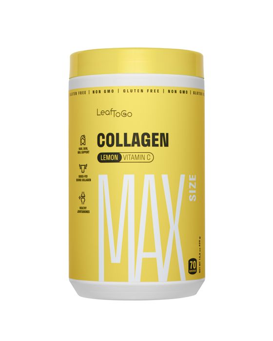 Коллаген &quot;Лимон&quot; макс, Collagen Lemon Max, Leaf To Go, 422 г