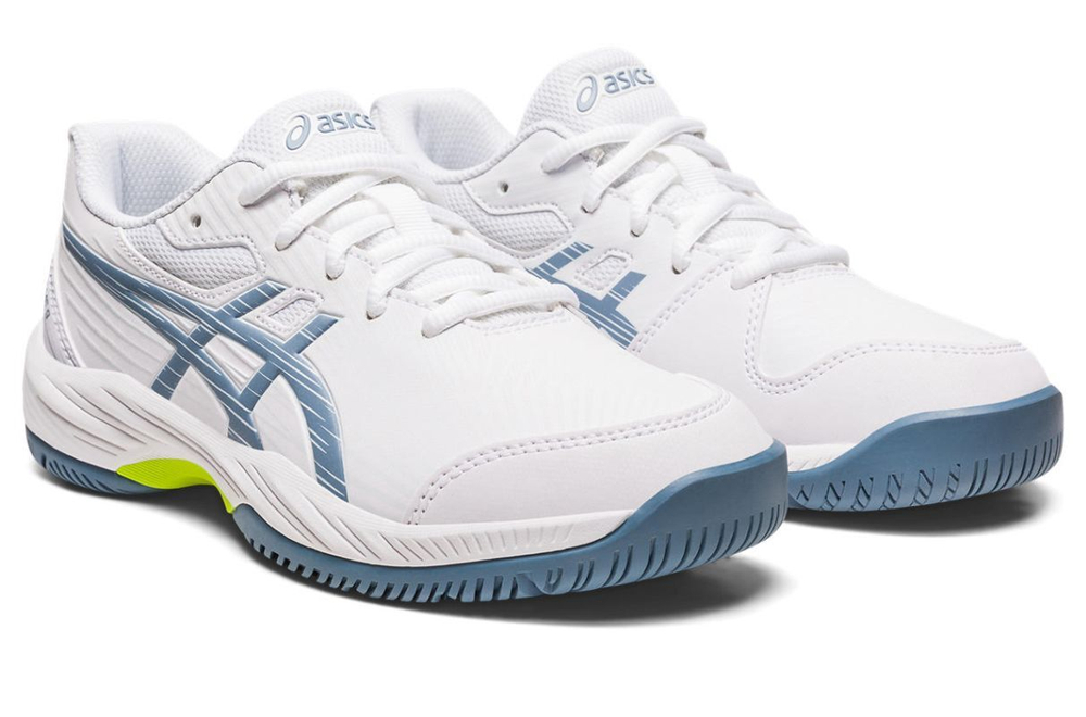 детские Кроссовки теннисные Asics Gel-Game 9 GS - white/steel blue