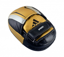 Лапы Speed 550 Micro Air Focus Mitt черно-золото-серебристые adiSP550FM
