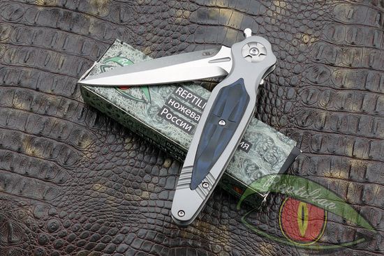 Складной нож REPTILIAN Магистр 3-3 c клинком из стали D2, рукоять G10