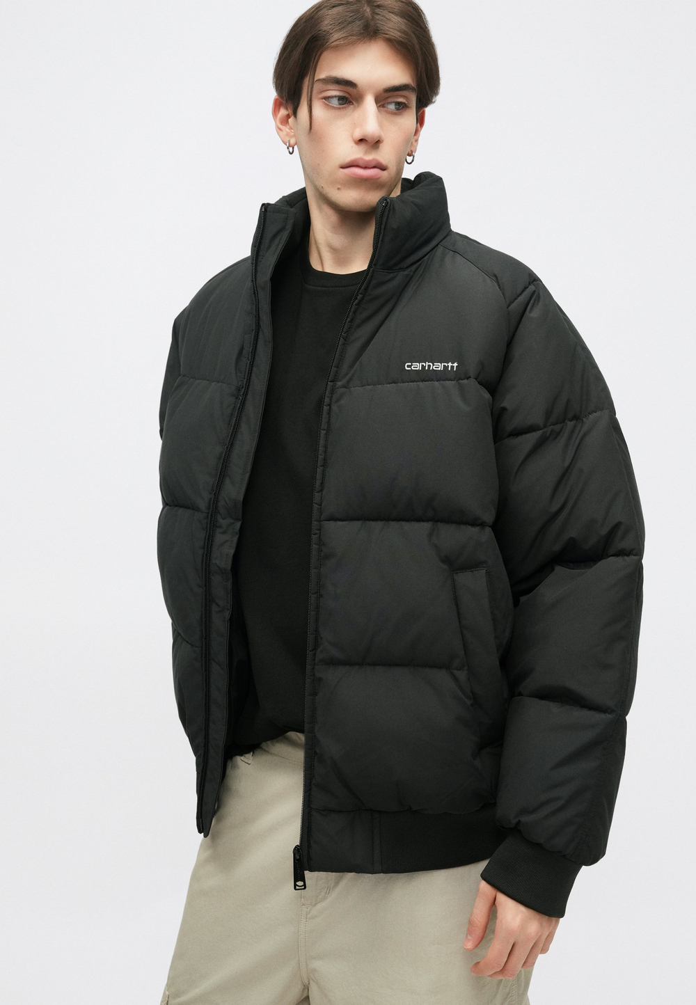 Carhartt WIP NEBRASKA - Зимняя куртка - Чёрный
