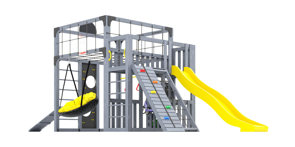 Детская площадка Савушка КУБ-3 (серый)