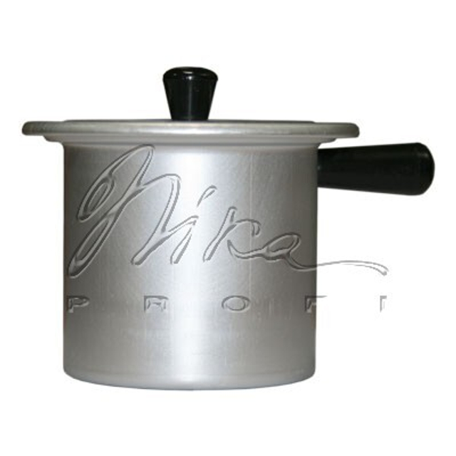 Баночка алюминиевая с крышкой и ручкой