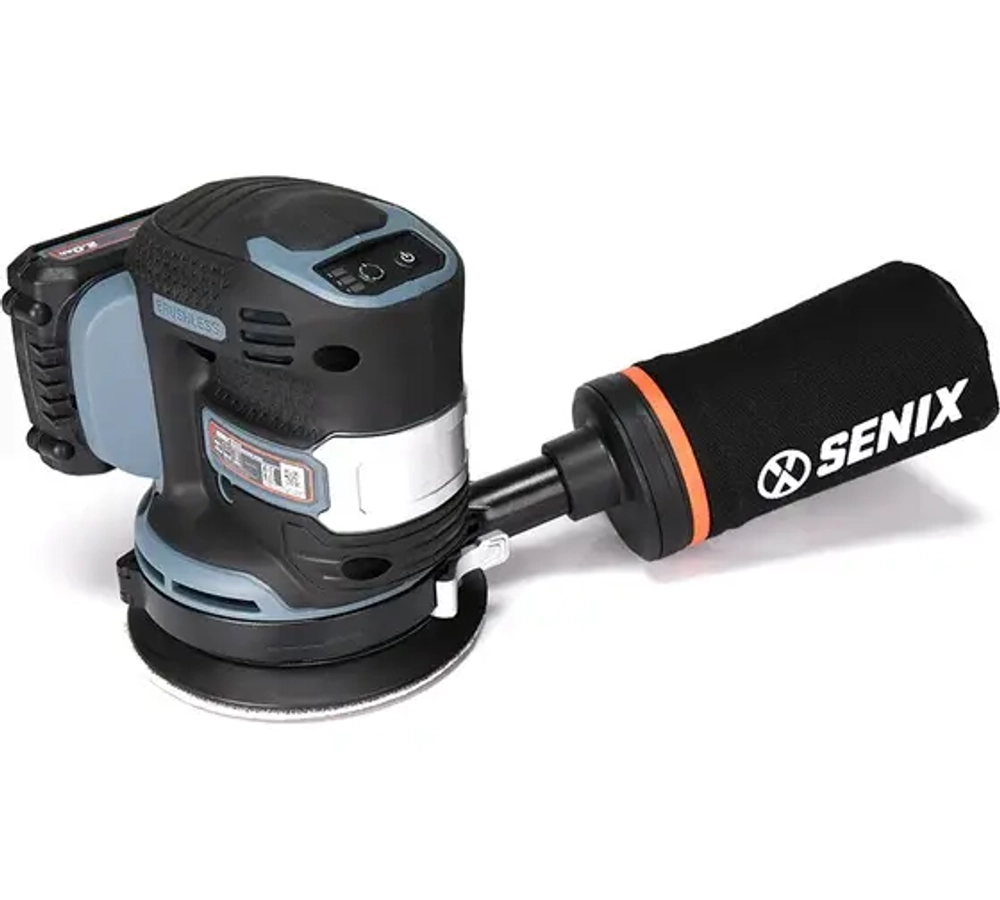 Машина шлифовальная эксцентриковая аккумуляторная PSX2-M1-EU, X2 20V, 125мм, 1 акб, 1зу, SENIX