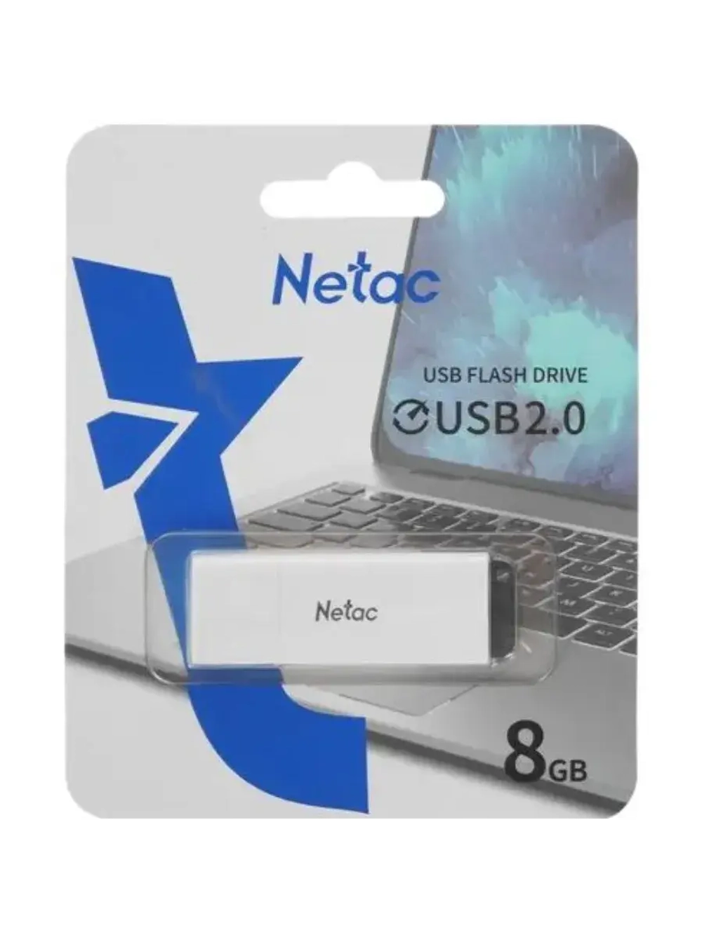 Память USB Flash 8 ГБ U185 NT03U185N-008G-20WH WHITE