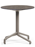 Стол пластиковый обеденный Nardi Frasca Maxi Fix Laminato, тортора