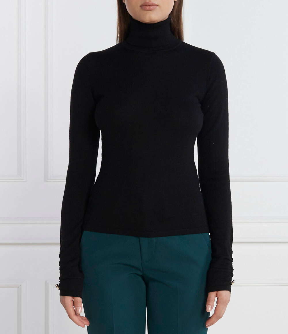 Хлопковый гольф Liu Jo - черный(CF3328 MA20J)