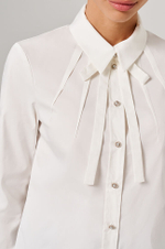 23135 Блузка женская (молочный)