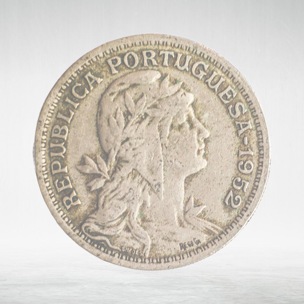 Portugal, 50 Centavos, 1952, VF