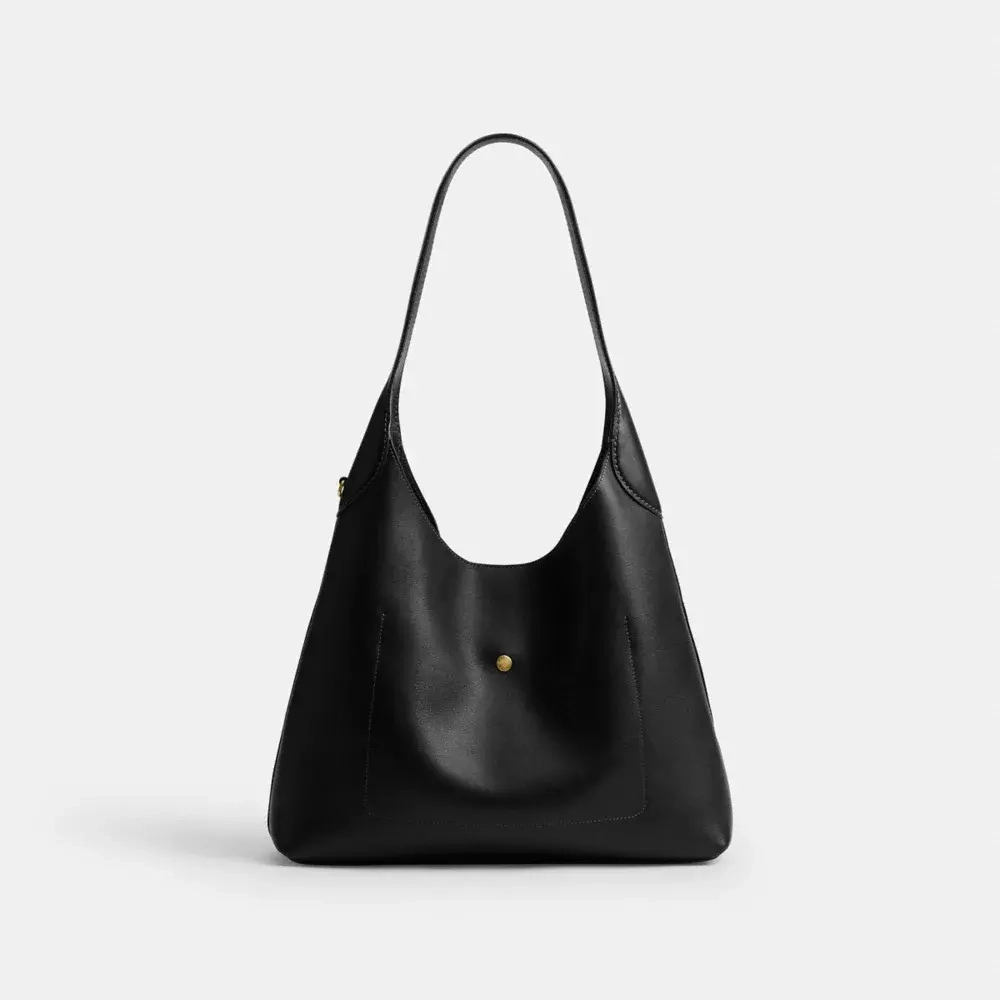 COACH СУМКА ЧЕРЕЗ ПЛЕЧО BROOKLYN 34, ЧЕРНЫЙ