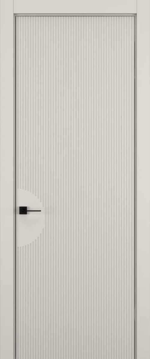 Дверь 6 VERTICAL Матовый Серый песок