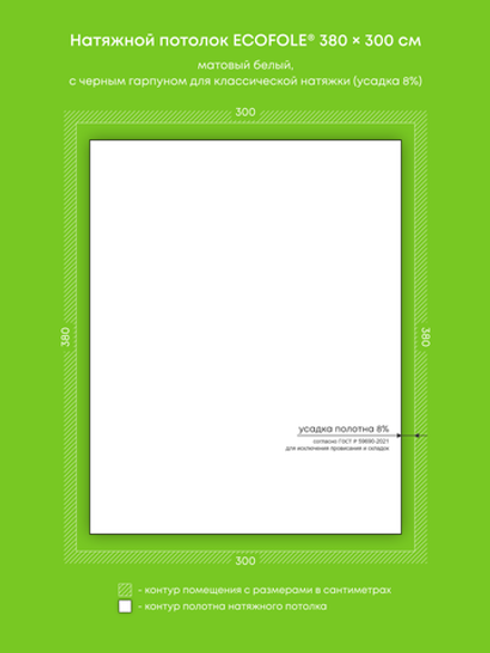 Натяжные потолки 11.4 м2, 0.5 м2