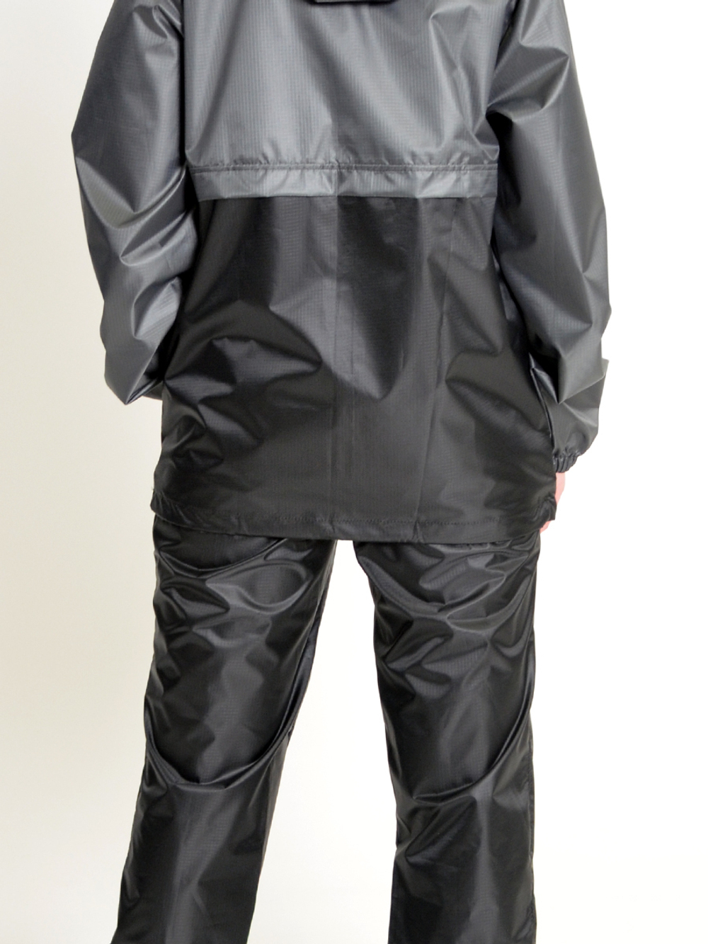 Спортивный костюм Prival Ветровлагозащитный женский, чёрный+серый