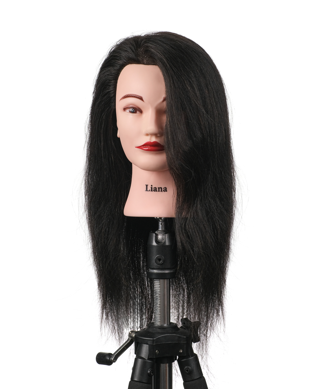 Учебная манекен голова "шатенка" 40см.