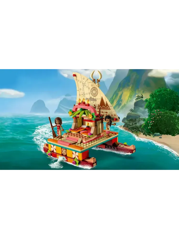 Конструктор Disney Princess 43210 Путеводная лодка Моаны