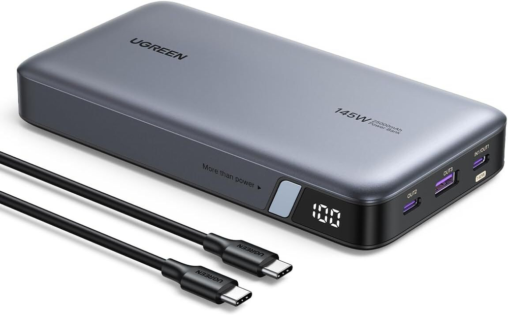 Мобильный аккумулятор Power Bank 25000mAh 145W UGREEN 90597A