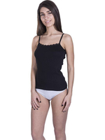 Женская майка из хлопка без боковых швов (Размер: 4X) (Цвет: бежевый)