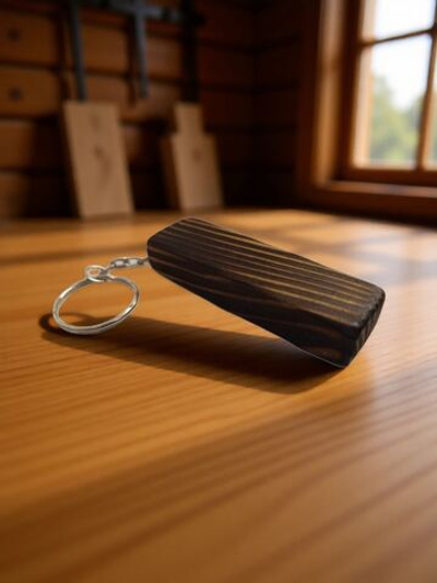 Брелок для ключей деревянный 1 шт