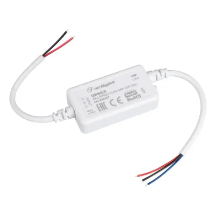 Диммер ARL-SIRIUS-TUYA-MIX-SUF Slim (12-24V, 2x3A, 2.4G) (Arlight, IP20 Пластик, 3 года) 032347