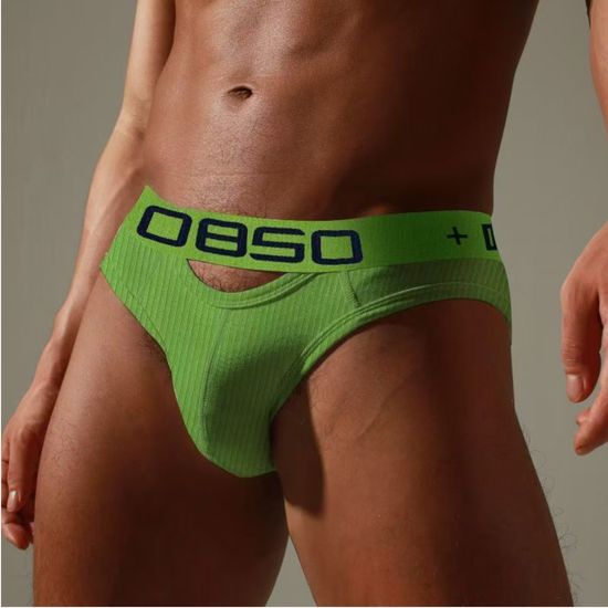 Мужские трусы брифы зеленые BS BS3513-19