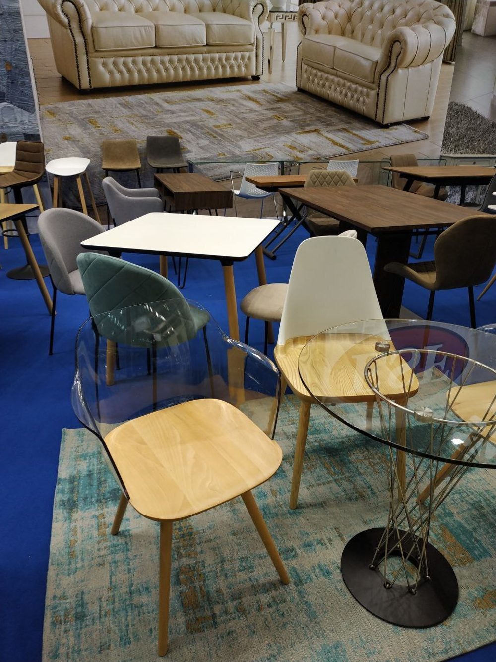 Стул PC-S097 прозрачный/бук