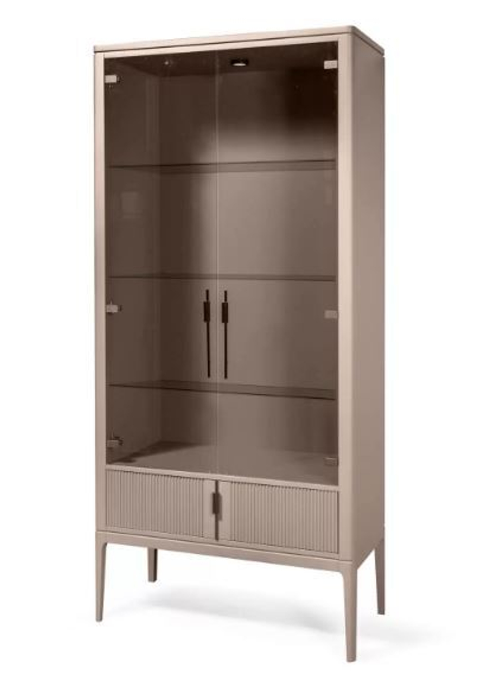 МИРАНО Шкаф-витрина ГМ 1632 (КАКАО)