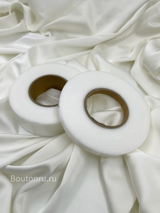 Лента клеевая паутинка белая