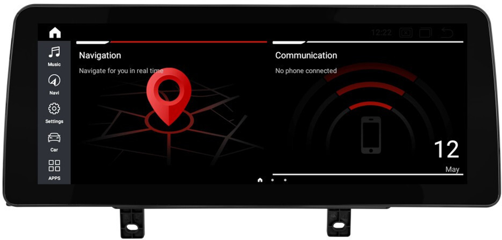 Магнитола для BMW 3-серия F30 2016-2020, 4-серия F36, F32 EVO - Radiola RDL-1513 монитор 12.3" на Android 13, 8+128Гб, CarPlay, 4G SIM-слот