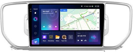 Магнитола для KIA Sportage 2016-2018 - Teyes CC3-2K QLed Android 10, ТОП процессор, SIM-слот, CarPlay