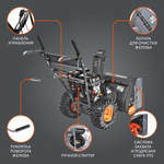 Снегоуборщик бензиновый PATRIOT PS 601 426108601