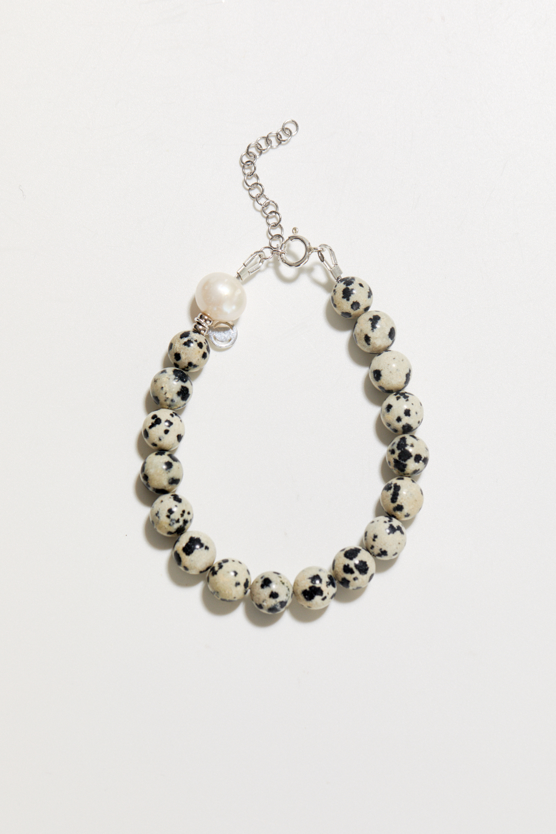 Браслет JOY из далматиновой яшмы