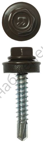 ЗУБР СКД 8028 29 х 4.8 мм, зем.-коричн., кровельный саморез, 2500 шт (4-300310-48-029-8028)