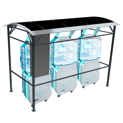 Навес с солнечными батареями на 5 автоматов