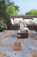 Плитка-сланец мультиколор, натуральный скол Pharaon 300x600x10