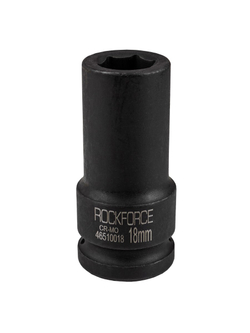 Головка ударная глубокая 3/4'', 18мм (6гр.) RockForce RF-46510018