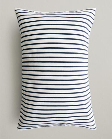 Zara Home наволочка декоративная из хлопка, белый, в полоску, 40x60 см