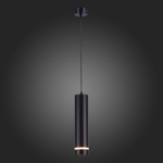 ST115.443.12 Светильник подвесной Черный LED 1*12W 4000K 936Lm Ra>90 120° IP20 D80xH300 165-265V Подвесные светильники