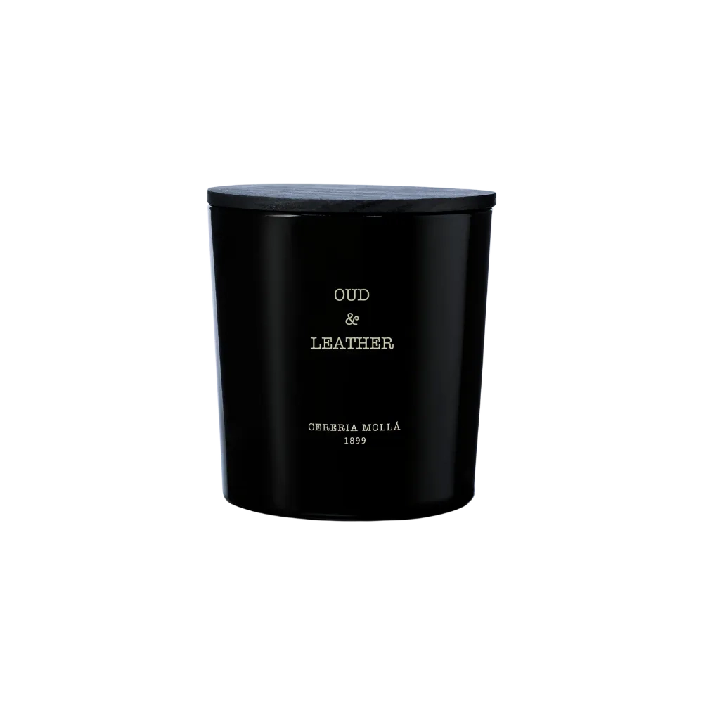 Cereria Molla Свеча Oud leather 600 г 3 узла CM-6649