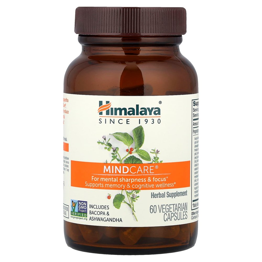 Himalaya, MindCare®, 60 вегетарианских капсул