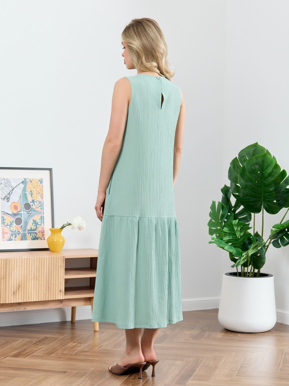 Сарафан Сиеста-1 Виотекс СВЕТЛО-ЗЕЛЕНЫЙ