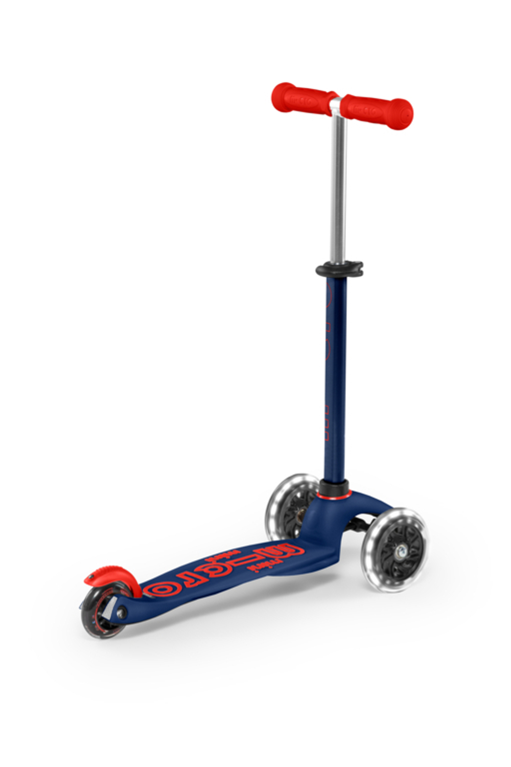 Самокат Mini Micro Deluxe LED Темно-синий