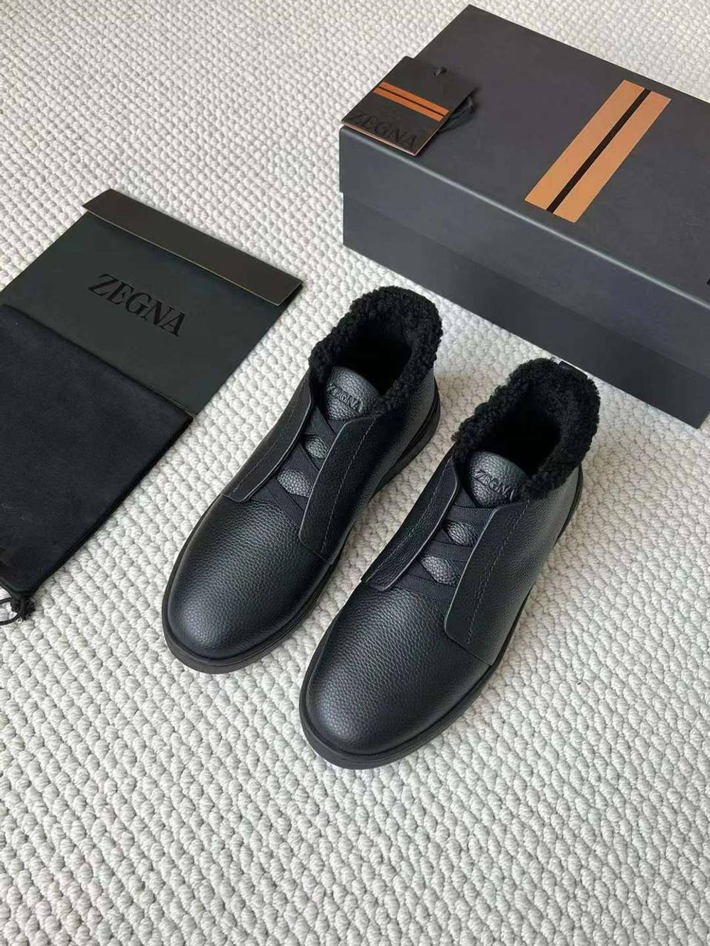 Высокие кеды Zegna