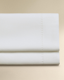 Простыня Zara Home хлопок, лён 100%, однотонный, 5190/089